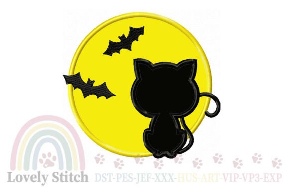 Black Cat Embroidery