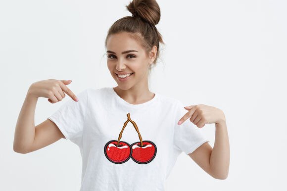 Cherry Embroidery